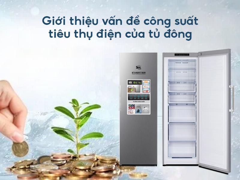 Minh họa các yếu tố khác nhau ảnh hưởng đến công suất tiêu thụ thực tế của thiết bị (ví dụ: tủ lạnh đặt cạnh bếp, máy lạnh cửa mở, thiết bị cũ bụi bẩn)